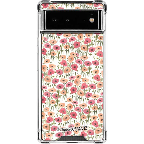 Bouffants and Broken Hearts Wild Garden Google Pixel 6 Clear Case